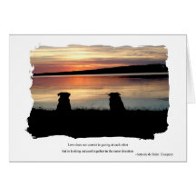 Sunset Greeting Card