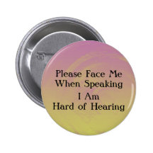 Sunset Hard of Hearing Button