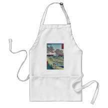 Sunset Hill by Ando,Hiroshige Aprons