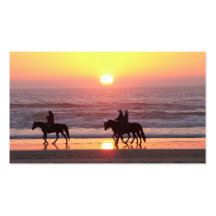Sunset Horse Business Card