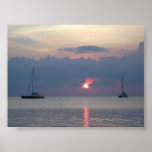 Sunset in Aruba Poster