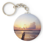 Sunset in Cancun Keychain