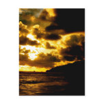 Sunset in Carate, Costa Rica Postcards
