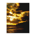 Sunset in Carate, Costa Rica postcards