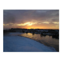 Sunset in Lanzarote 2 Postcard