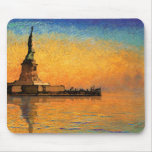 Sunset in Liberty Island Mousepad