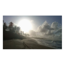 Sunset in paradise business cards