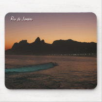 "Sunset in Rio de Janeiro" mousepad