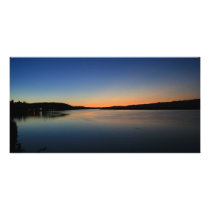Sunset in South Bend Customized Photo Card