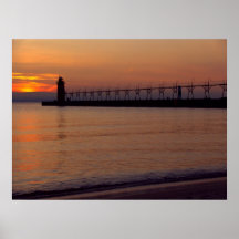 Sunset in South Haven Print