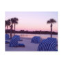 Sunset in the Cabana Post Card