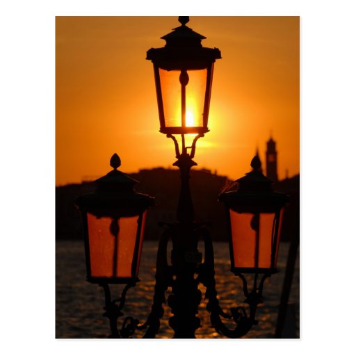 Sunset in Venice Post Card