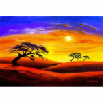 Sunset Landscape Scenery - Multi Photo Sculpture