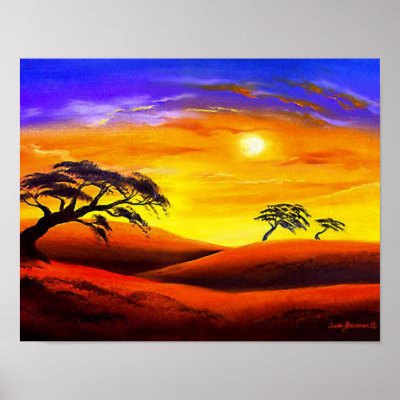 Sunset Landscape Scenery - Multi Posters by JUDERM