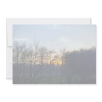Sunset near the town of Boechout, Antwerp, Belgium Personalised Invite