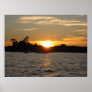 Sunset on Black Lake Posters