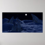 Sunset on Pluto posters