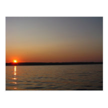 Sunset on Seneca Lake Postcard
