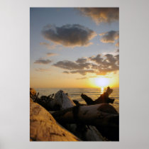 Sunset on Superior Poster