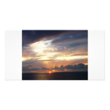 Sunset on the Gulf of Mexico Picture Card