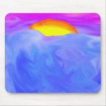 sunset on the ocean mousepads