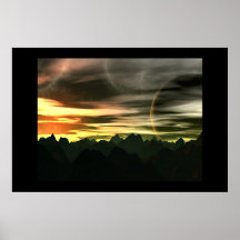 Sunset on Xilis 8 Poster