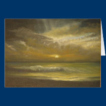 Sunset Over Chesil Beach cards