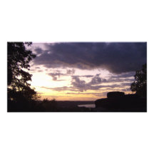 Sunset Over General Butler St Park in Kentucky Picture Card