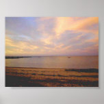Sunset over Laguna San Ignacio posters