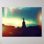 Sunset over London posters