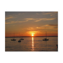 Sunset Over Lummi Island Postcards