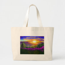 Sunset over Rosedale Canvas Bag