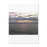 Sunset over the Baltic postcards