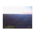 Sunset over the Grand Canyon postcards
