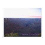 Sunset over the Grand Canyon postcards