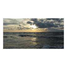 Sunset Over the Sea Photocard Photo Card