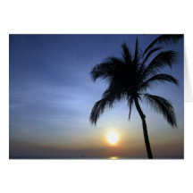sunset palm manila greeting cards