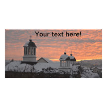 Sunset Personalized Photo Card