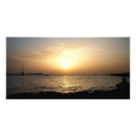 Sunset Customized Photo Card
