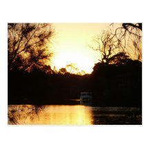 Sunset postcard