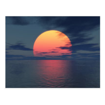 Sunset Postcard