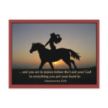 Sunset Ride Postcard