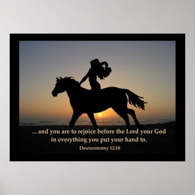 Sunset Ride POSTER by RanchLady