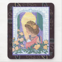 Sunset Roses Mouse Pad