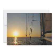 Sunset Sail Custom Invitations