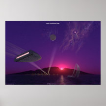 Sunset Sail Poster