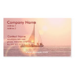 Sunset Sailboat Business Card