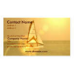 Sunset Sailboat Business Card