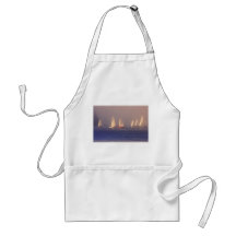 Sunset Sailboats Photo Apron