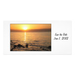 Sunset Save the Day Photo Card